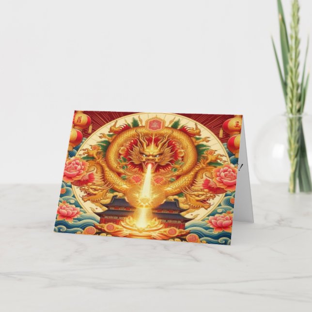 Dragon Prosper-presentkort Tack Kort (Framsida)