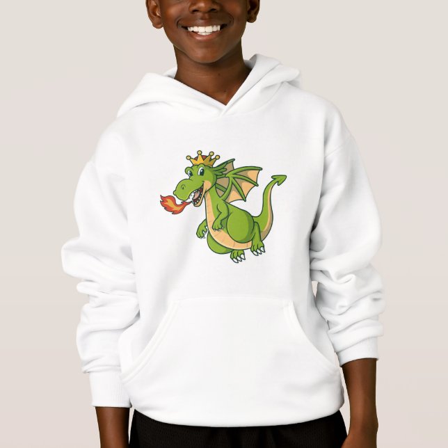 Dragon Pullover Hoodies T Shirt (Framsida)