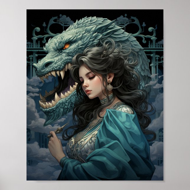 Dragon Queen 🐉 Poster (Framsidan)