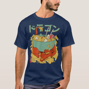 Dragon Ramen Anime Noodles Kawaii Japan S T Shirt