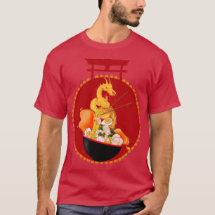 Dragon Ramen Bowl T Shirt