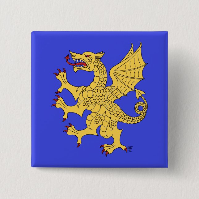 Dragon Rampant eller Knapp (Framsida)