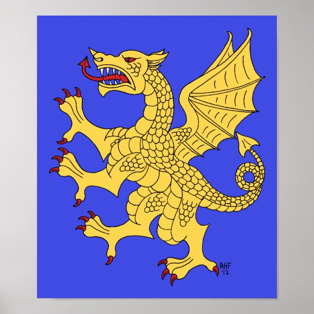 Dragon Rampant eller Poster (Framsidan)