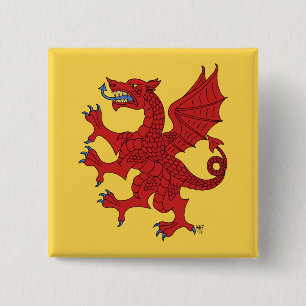 Dragon Rampant Gules Knapp
