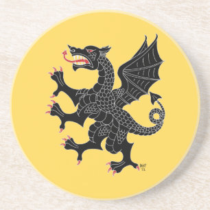 Dragon Rampant Sable Underlägg Sandsten