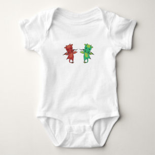 Dragon Red Blue Dragon Fairy Tale Fantasy T Shirt