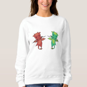 Dragon Red Blue Dragon Fairy Tale Fantasy T Shirt