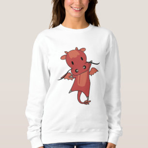Dragon Red Fairy Tale Cute Animals För barn T Shirt