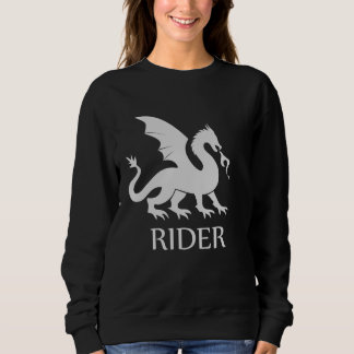 Dragon Rider Black Sweatshirt T Shirt