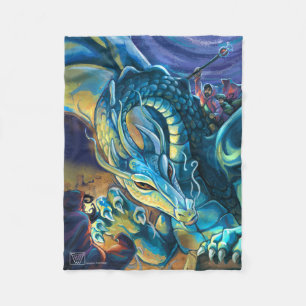 Dragon Rider Poster Fleecefilt