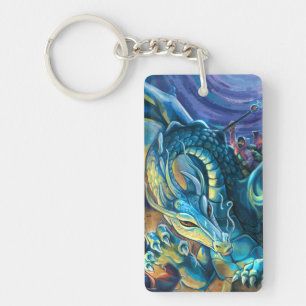 Dragon Rider Poster Nyckelring