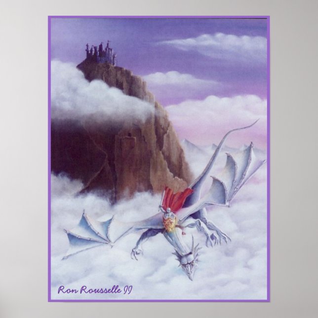 Dragon Rider Print Poster (Framsidan)