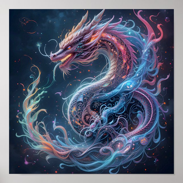 Dragon Rinbows harmoni ett Poster (Framsidan)