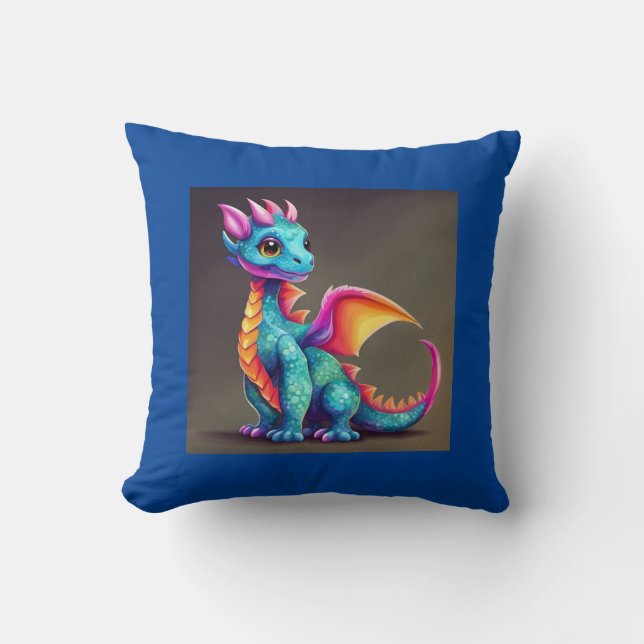 Dragon roligt kudde (Framsida)