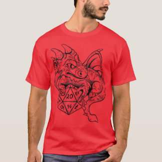 Dragon RPG Dice Tabletop-spel T Shirt