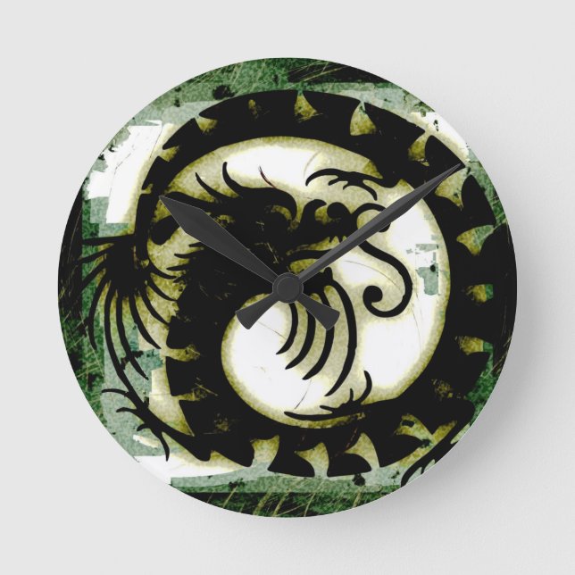 Dragon Rund Klocka (Framsida)