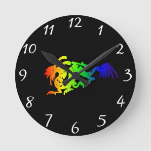 Dragon Rund Klocka