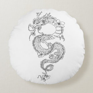 Dragon Rund Kudde