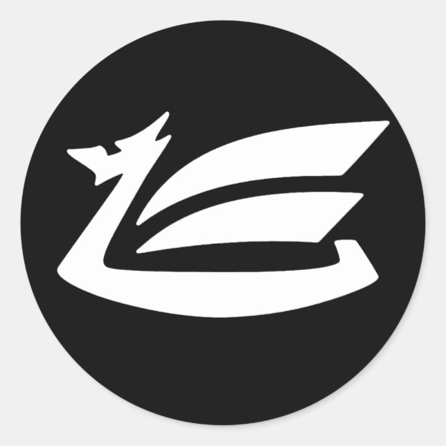 Dragon Runt Klistermärke (Framsida)