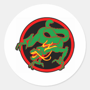 Dragon Runt Klistermärke