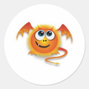 Dragon Runt Klistermärke