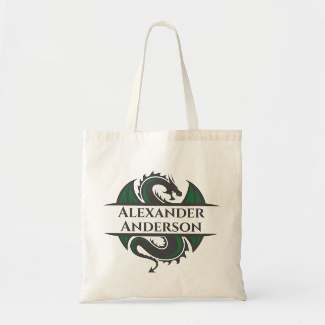 Dragon Sayer Analize Tote Bag Tygkasse (Framsidan)