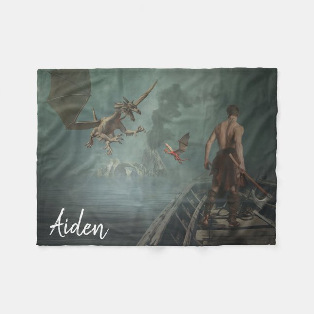 Dragon Sayer Fleecefilt (Framsidan (Horisontell))