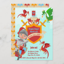 Dragon Sayer Knight Boy Födelsedagsfest