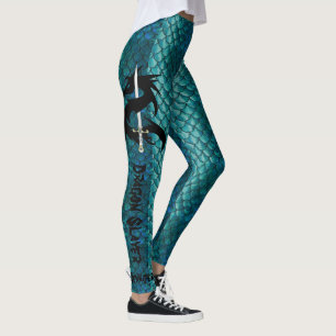 Dragon Sayer Leggings ditt namn döper ihop