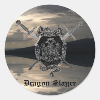 Dragon Sayer Sticker Runt Klistermärke