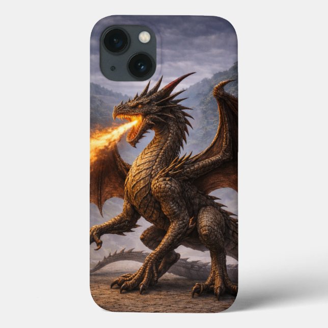 Dragon Scale Pattern Phone Case (Baksida)