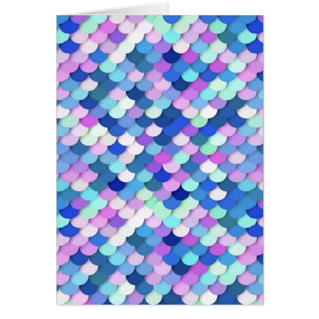 "Dragon Scales" - blue, orchid and lavender OBS Kort (Framsidan)