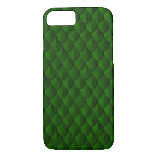 Dragon Scales Emerald Grönt Case-Mate iPhone Skal (Baksida)