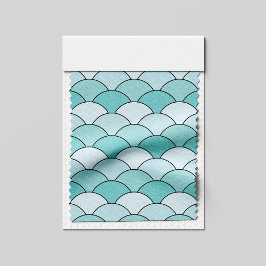 Dragon Scales, Fans, Waves, Seigaiha, Blue Tyg