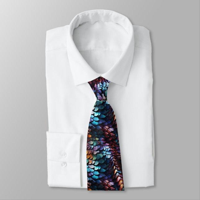 Dragon Scales Necktie Slips (Bunden)