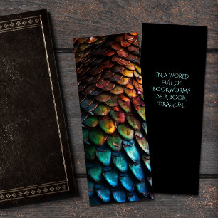 Dragon Scales Small Bookmark Litet Visitkort