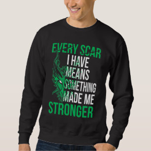 Dragon scar mörk sweatshirt