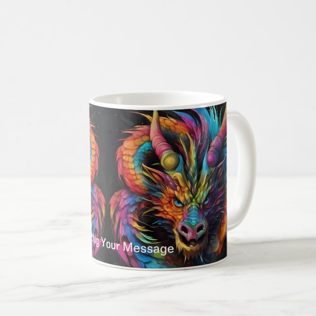 Dragon Shadows Kaffemugg (Framsida höger)