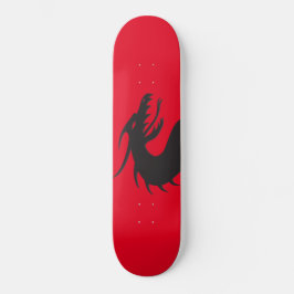 Dragon silhouette mini skateboard bräda 18,5 cm