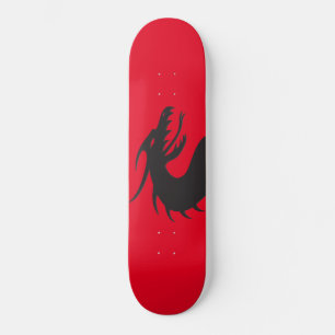 Dragon silhouette mini skateboard bräda 18,5 cm