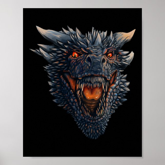 Dragon ska skjuta eld mot sina fiender poster (Framsidan)