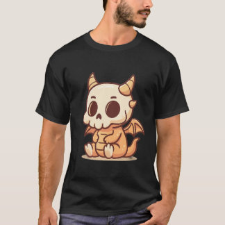 🔥 "Dragon Skull Mascot - Cute yet Fierce Tee" T Shirt