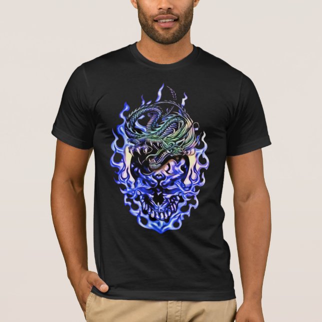 Dragon Skull T-Shirt (Framsida)