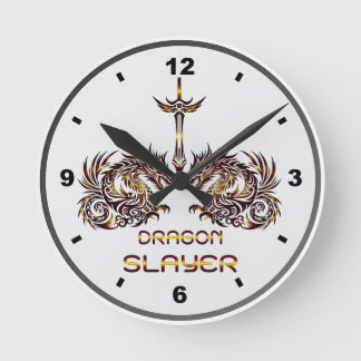 Dragon Slayer of Clock Rund Klocka