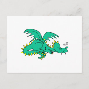 Dragon Sleeping Vykort