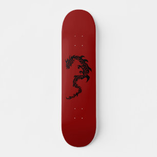 Dragon Snake Tribal Tatom Mini Skateboard Bräda 18,5 Cm