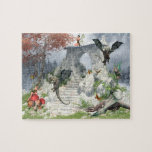 Dragon Spädbarn och Älvor Fantasy Pussel<br><div class="desc">Den här designen kan vara personlig genom att välja anpassningsalternativet för att lägga till text eller göra andra ändringar. Om den här produkten har möjlighet att överföra designen till en annan artikel ska du vid behov justera designen så att den passar. Kontakta mig på colorflowcreations@gmail.com om du vill ha den...</div>
