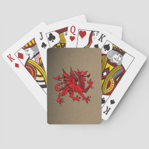 Dragon Spela upp kortdek Spel Kort