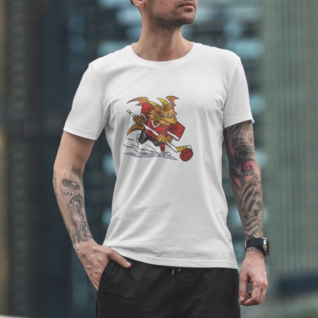 Dragon Speling Hockey Sport T Shirt (Skapare uppladdad)