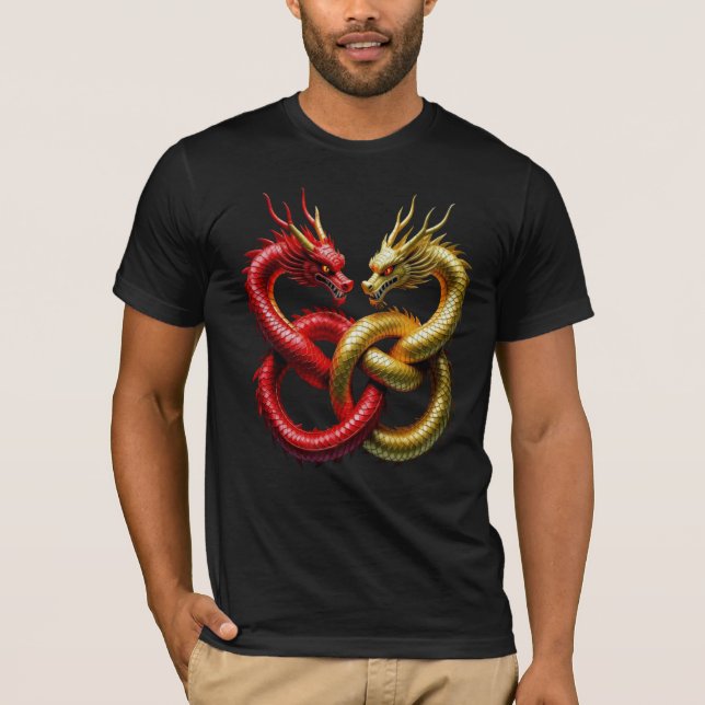 Dragon Spirit-kända drakar T Shirt (Framsida)